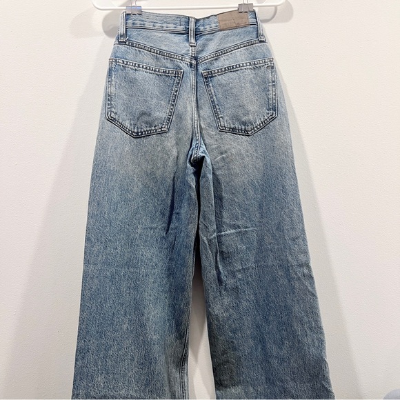 MADEWELL Superwide Leg Jeans in Medium Wash - Size 23 - Picture 11 of 14